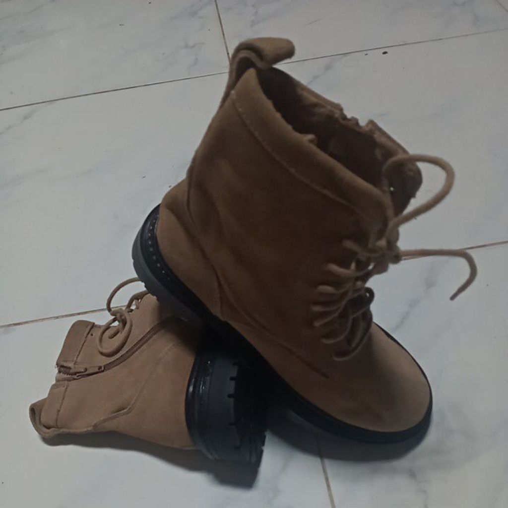 Zara Kids Suede Ankle Boots