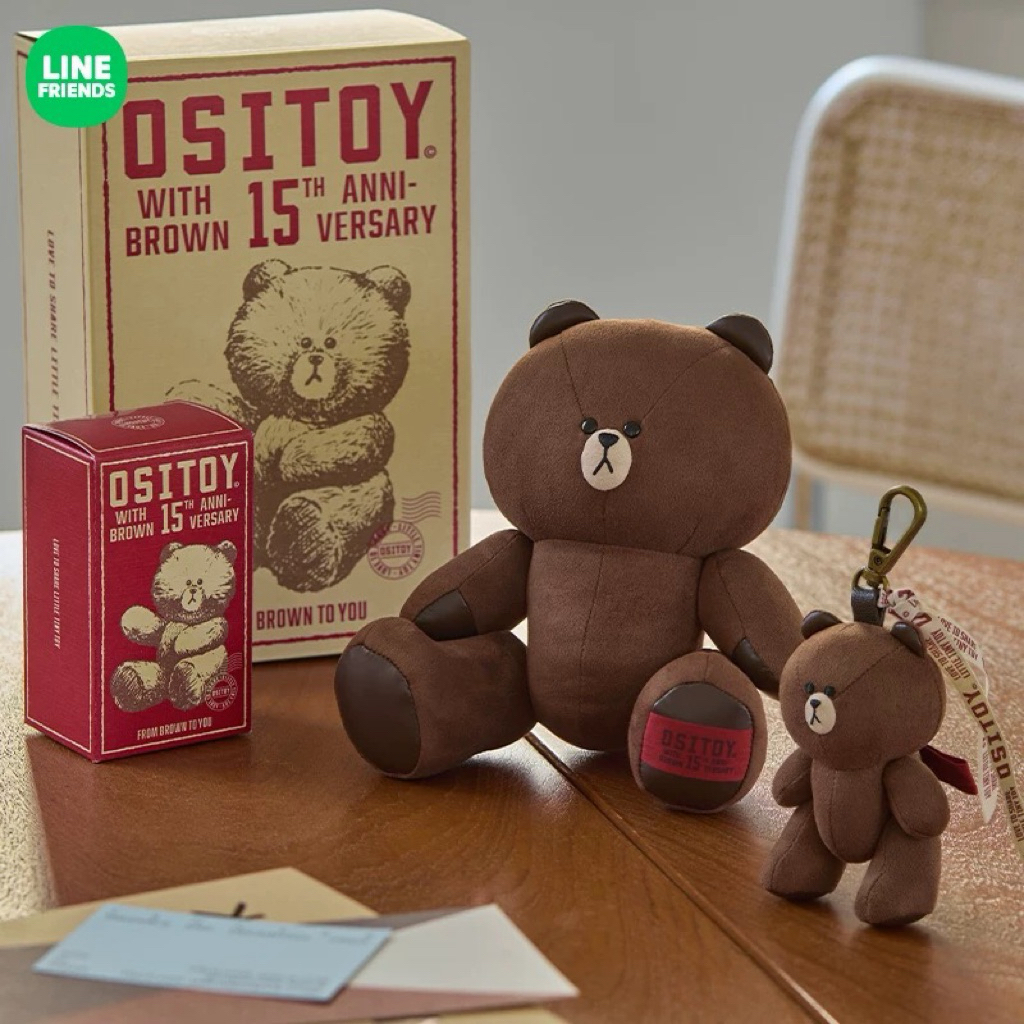 พร้อมส่ง OSITOY X LINEFRIENDS 15th Anniversary Collection มีตุ๊กตากับพวงกุญแจ