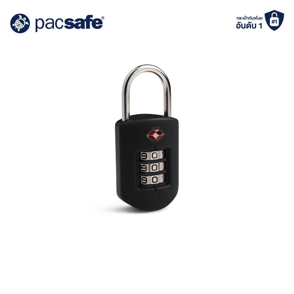 Pacsafe PROSAFE 1000 TSA COMBINATION PADLOCK ANTI-THEFT กุญแจล็อคกระเป๋า กันขโมย