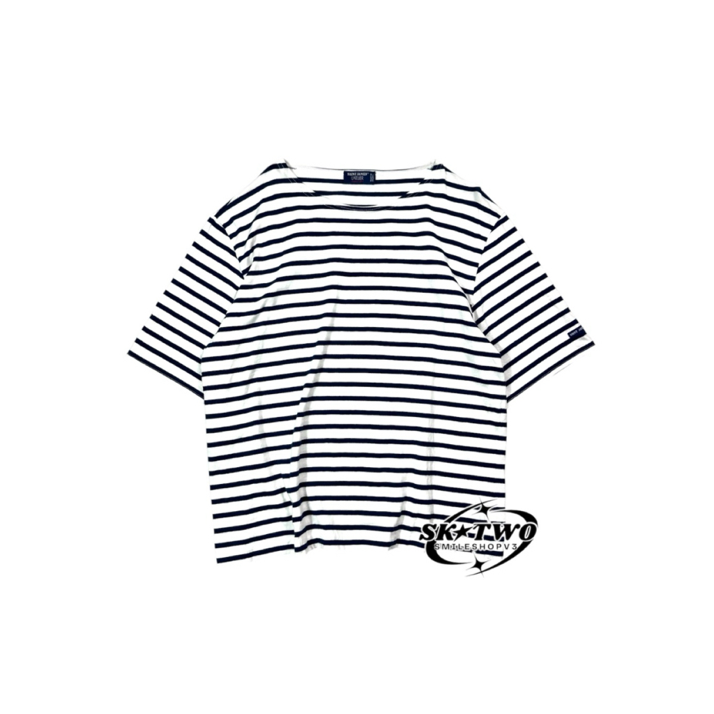 [SAINT JAMES] แท้💯 Striped t-shirt.