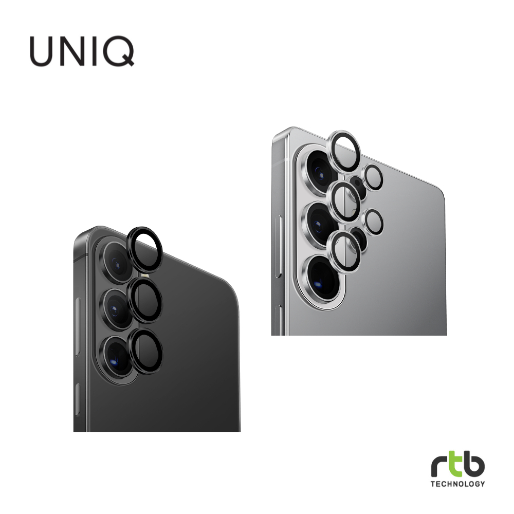 Optix AluGuard ฟิล์มกระจกกันรอยเลนส์กล้อง แบบกรอบอะลูมิเนียม สำหรับ Samsung S26/S26 Plus/S26 Ultra