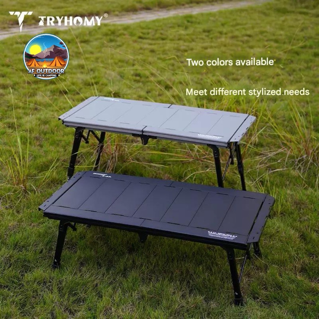 💥พร้อมส่ง💥TRYHOMY IGT 3.5 Unit โต๊ะสนามพับได้ รุ่นใหม่ปรับขาได้ พับแล้วขนาดเล็ก