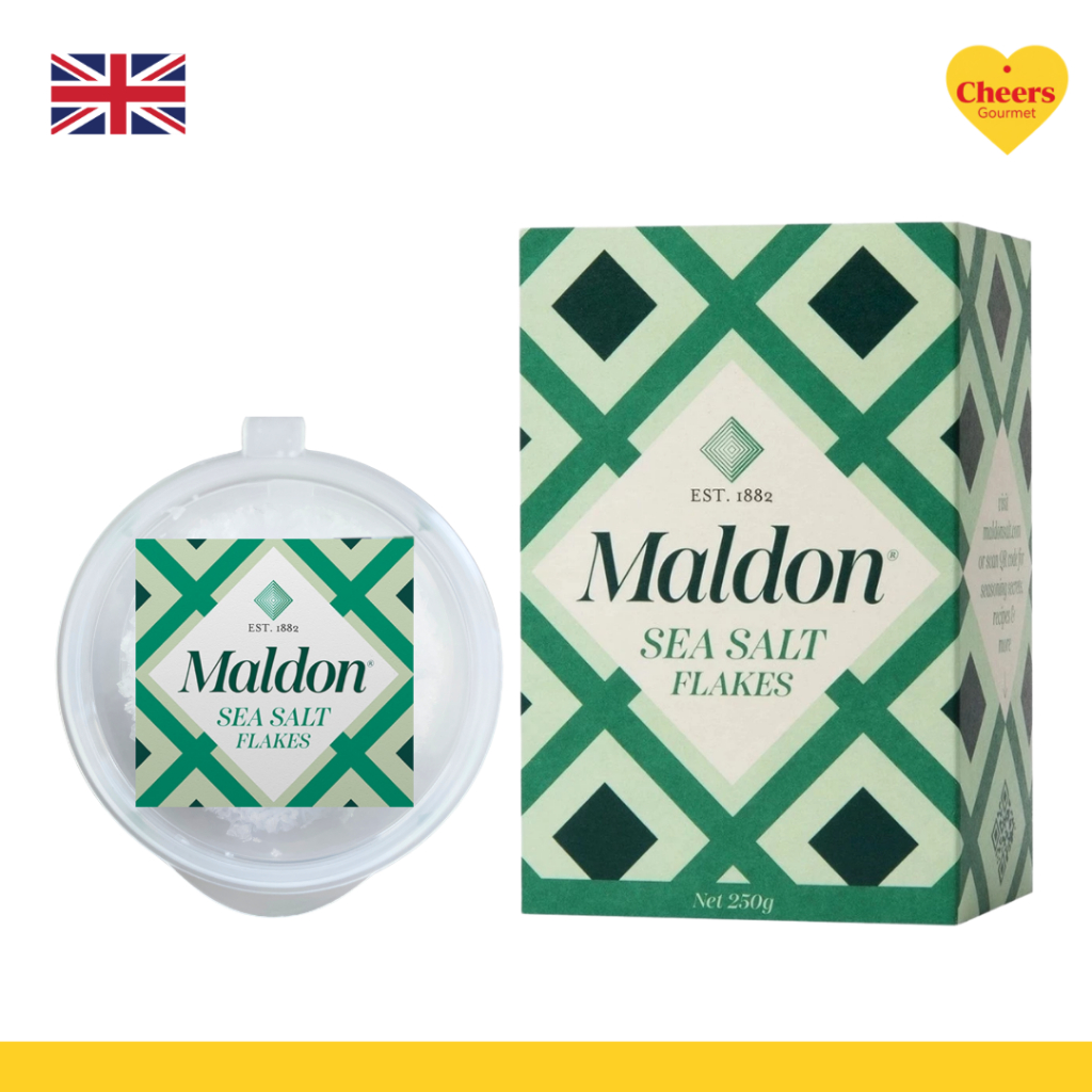 แบ่งขาย Maldon Sea Salt Flakes l เกลือมาล์ดอน เกลือทะเล ชนิดเกล็ด 20g.