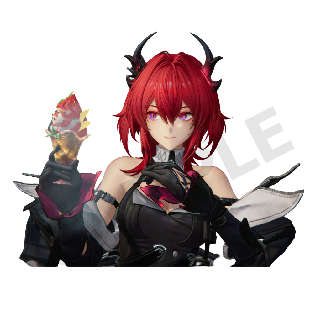 Laevatain arknights endfield สติ๊กเกอร์ 2 แผ่น laevatain endfield Stickers 2 PCS