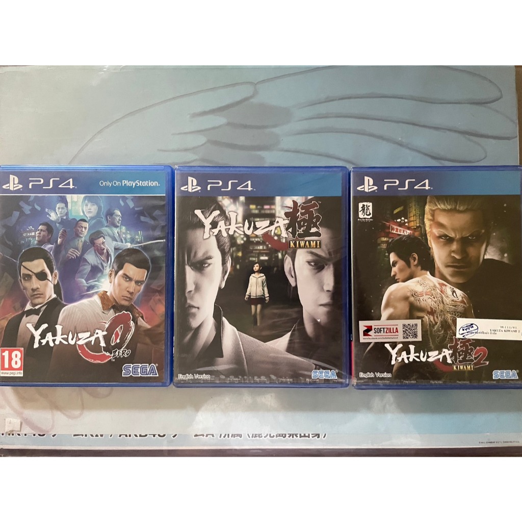 [PS4] Yakuza 0, Yakuza Kiwami 1, Yakuza Kiwami 2 ภาษาอังกฤษ แผ่นเกมส์ Playstaion 4