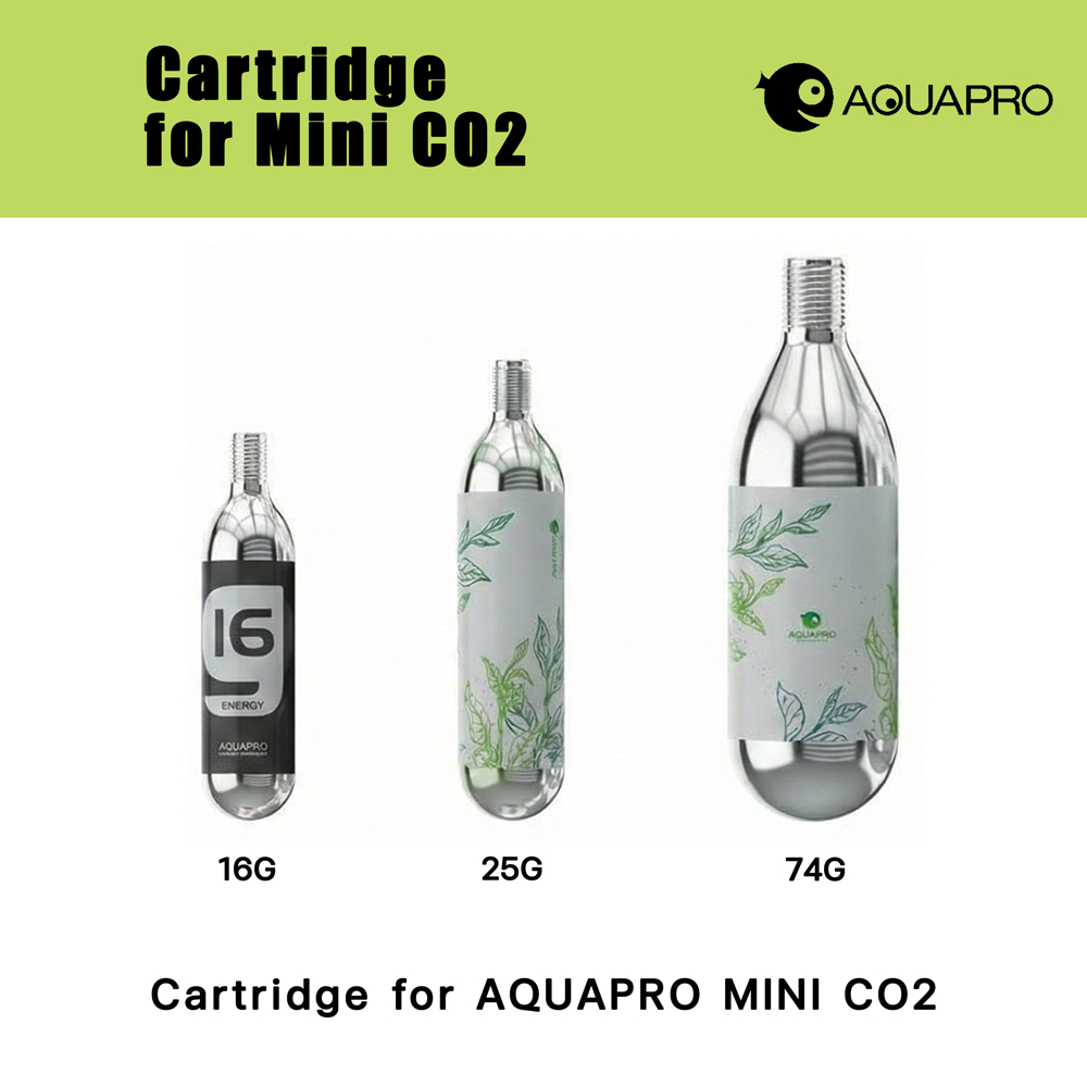 AquaPro CO2 Cartridge หลอด CO2 ขนาด 16g 4 หลอด สำหรับ AquaPro Mini CO2