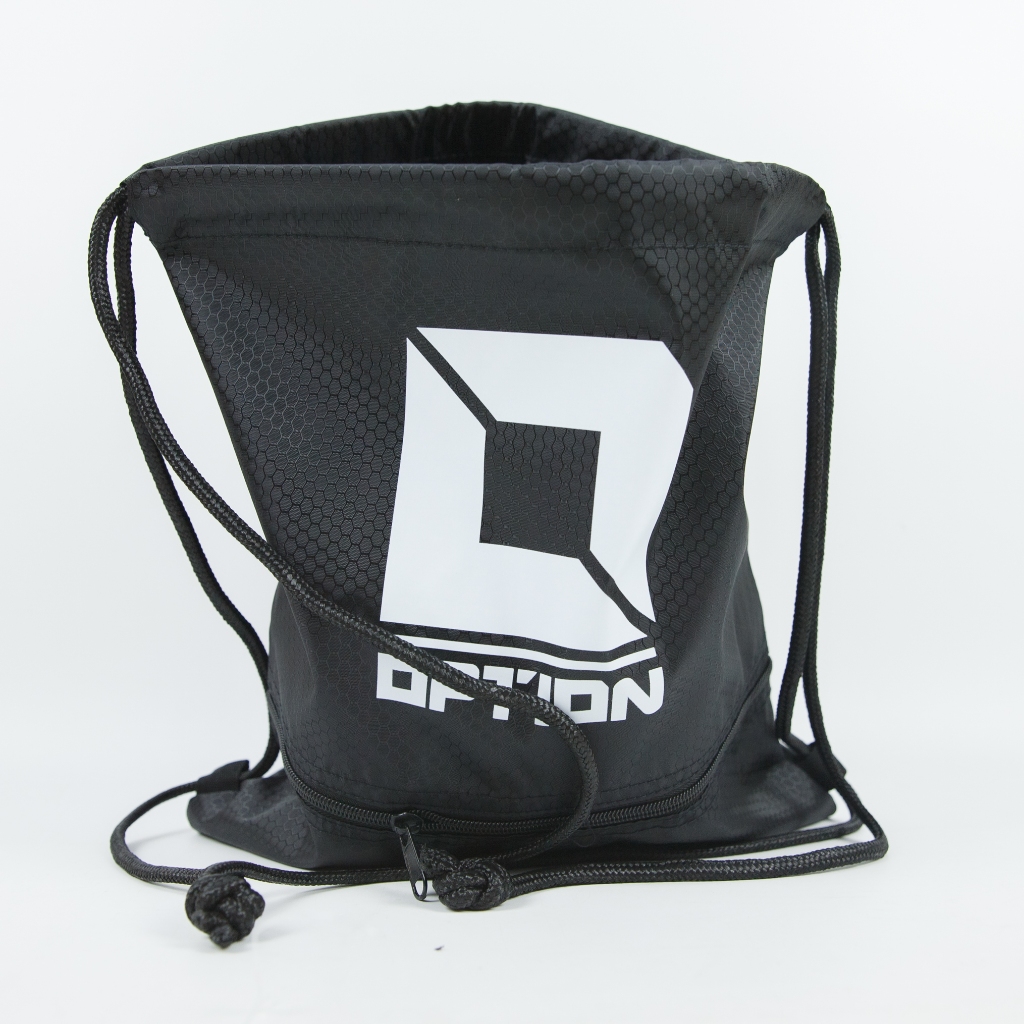 กระเป๋าเป้หูรูด Option รุ่น Standard ใบใหญ่ จุของเยอะ มีช่องซิปหน้า