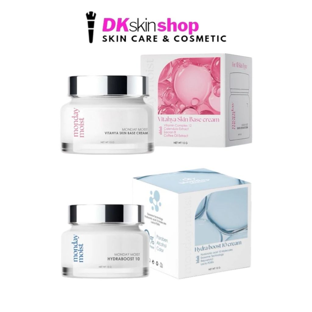 มันเดย์ มอยซ์ วิต้า ไฮยา สกิน เบส ครีม/ไฮดรา บูส เท็น ครีม Monday Moist VitaHya Skin Base Cream ปริมาณ 15g.