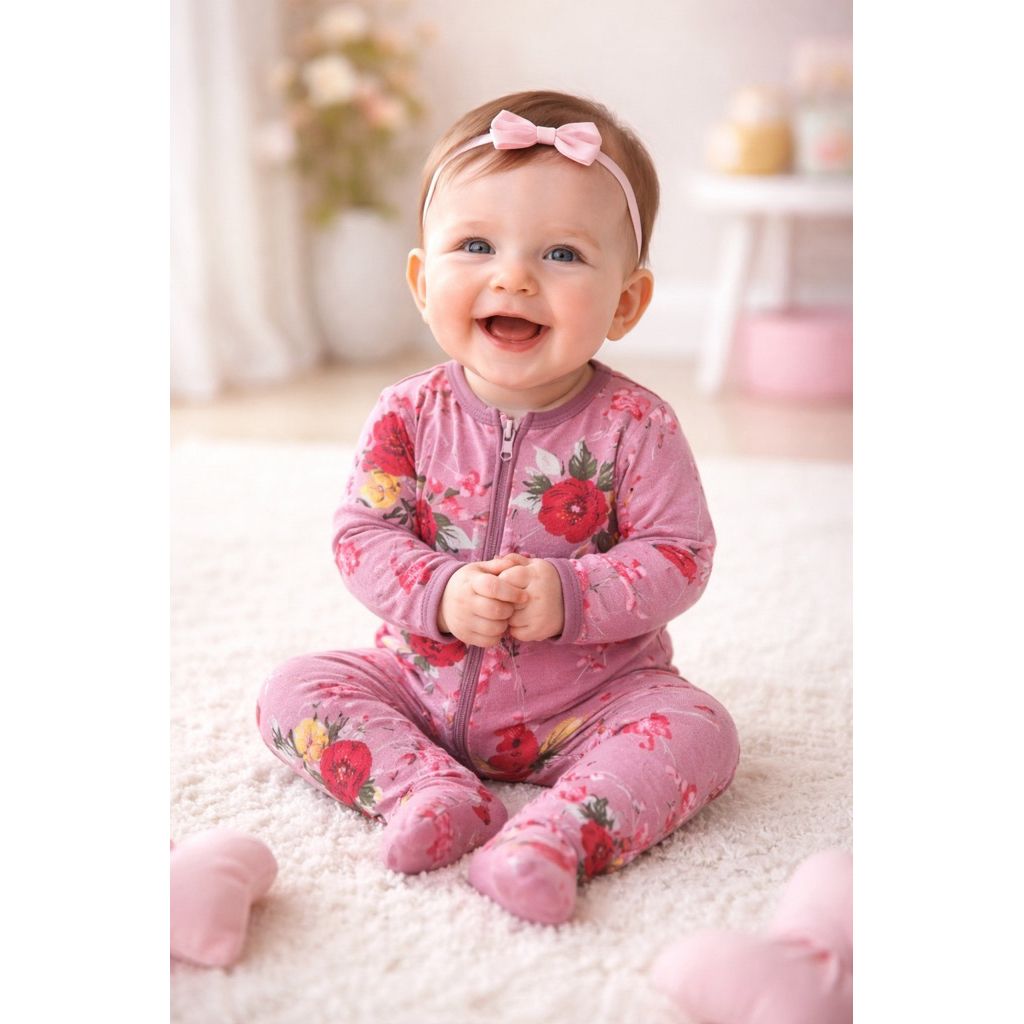 Bestaroo ชุดคลุมเท้า ชุดนอน ผ้าโมดาว เนื้อผ้านุ่มมาก