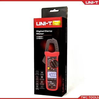 UNI-T UT204+ คลิปแอมป์ แคลมป์มิเตอร์ วัดไฟ กระแส ACDC 600A 600V กิ๊ปแอมป์ คีปแอมป์ Clamp Meter 204+