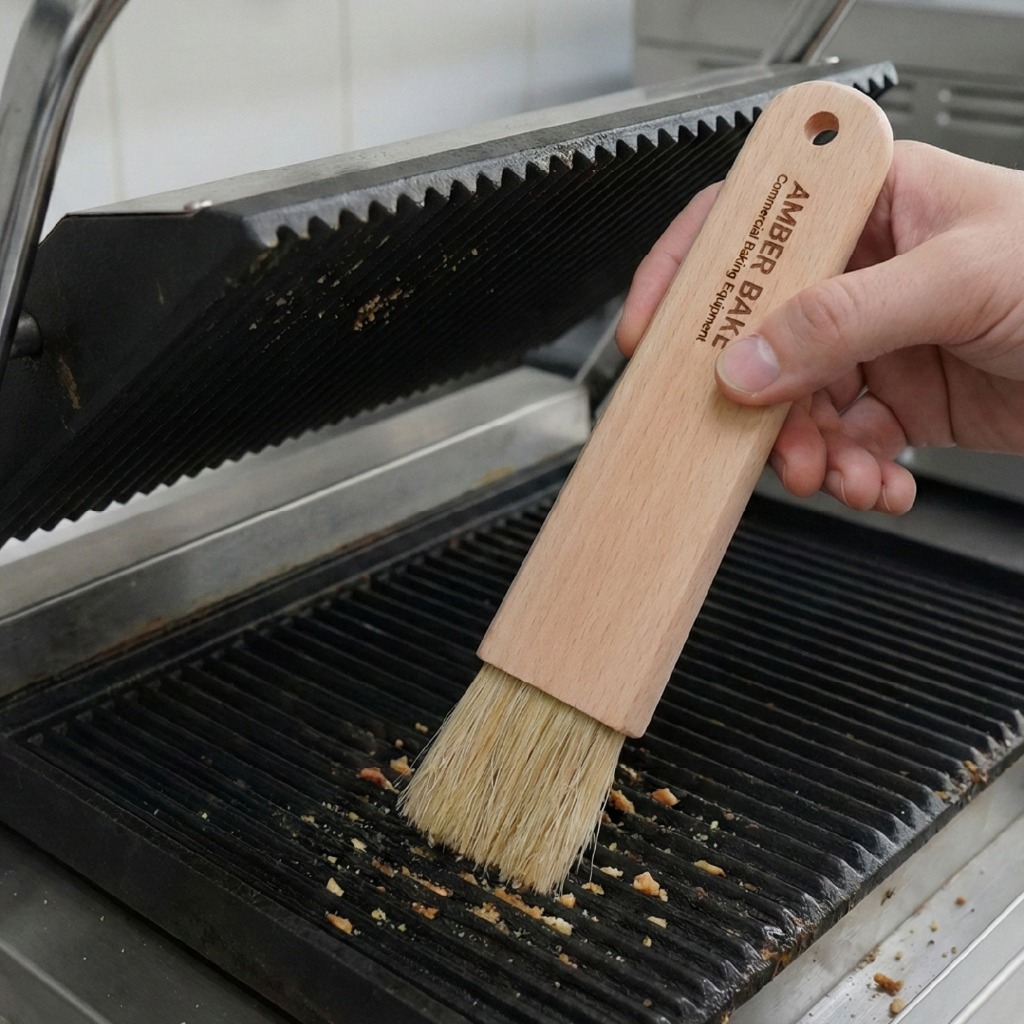 Amber Bake แปรงปัดเตา ด้ามไม้ หัวแปรงขนสัตว์ธรรมชาติ | แปรงปัดเตาอบ แปรงทำขนม เบเกอรี่คุณภาพดี