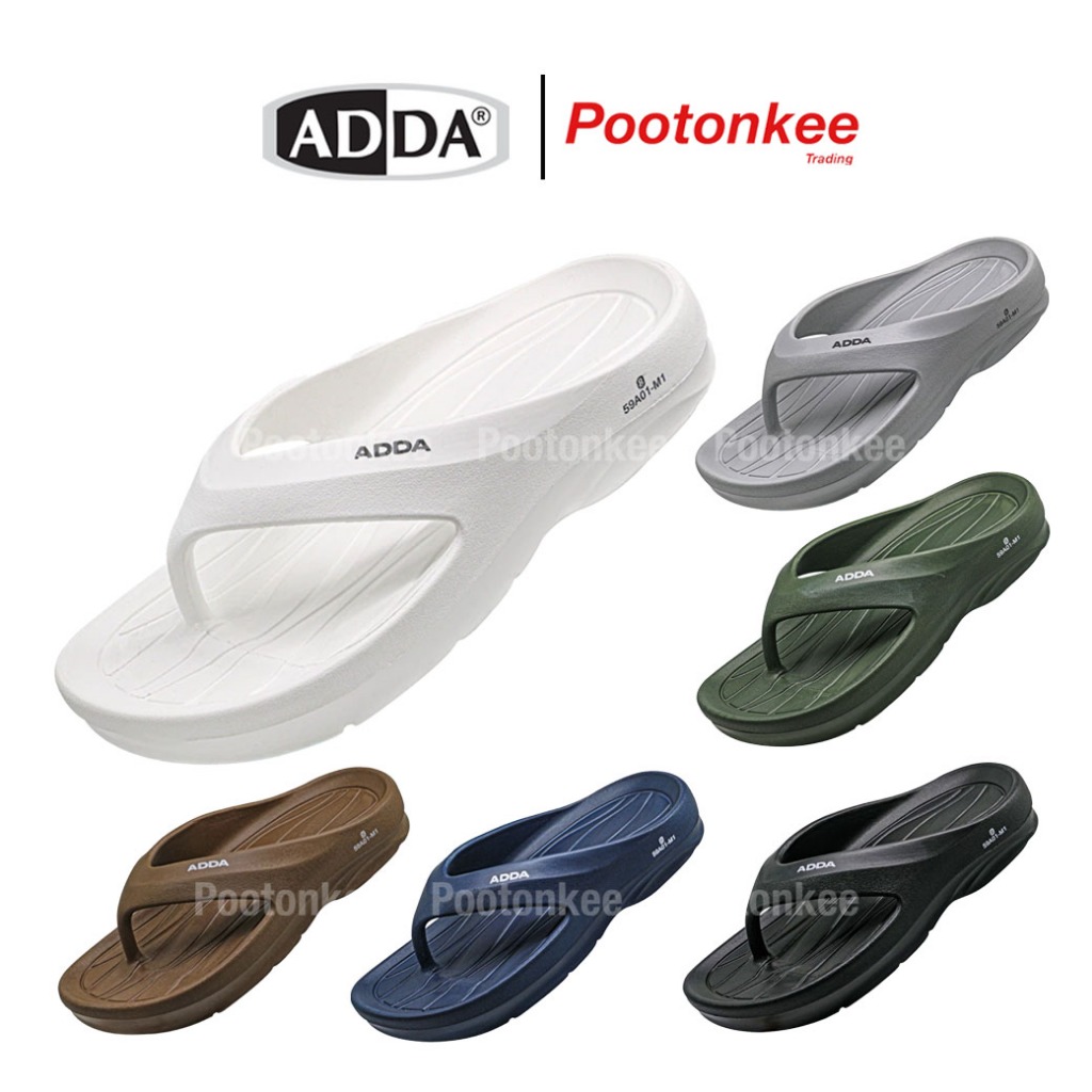 ADDA  รุ่น 59A01-M1 รองเท้าแตะ รองเท้าลำลอง ไซส์ 7-10