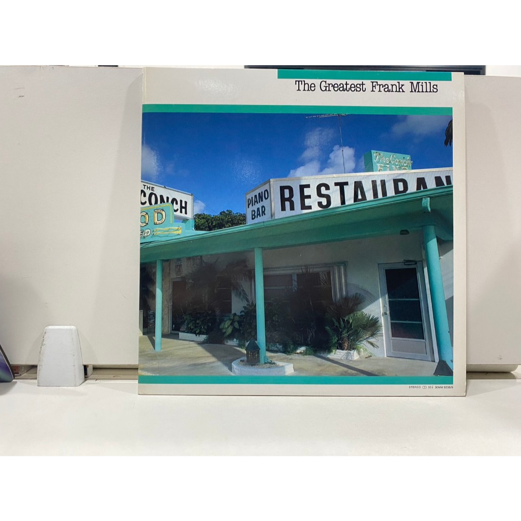 1LPVinyl Records แผ่นเสียงไวนิล The Greatest Frank Mills THE CONCH OD PIANO BAR The Com RESTAIIDAN. 