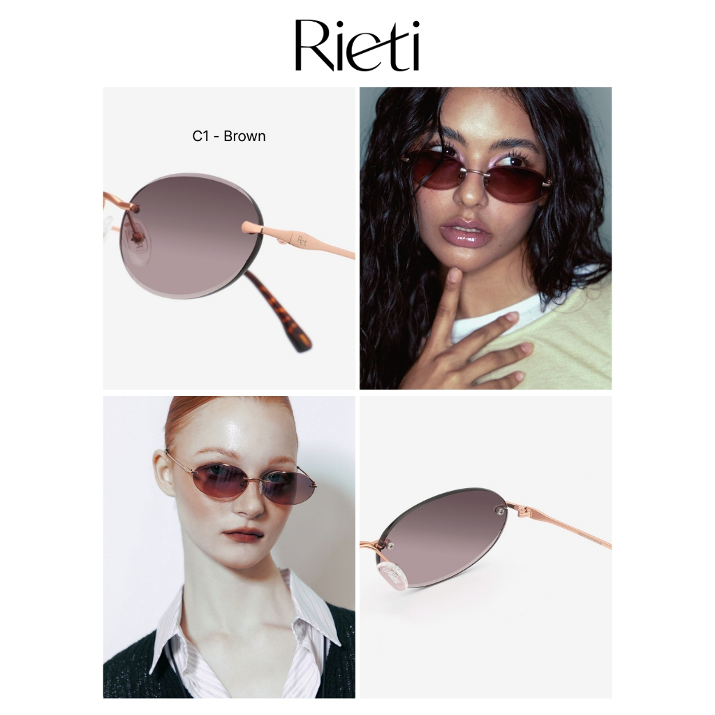 [ส่งด่วน ได้รับภายใน 4 ชม.] Rieti PAPETTI แว่นกันแดดแท้ UV400 ใส่สบาย ถนอมสายตา (RTI51SU4047U) รูปที่ 4