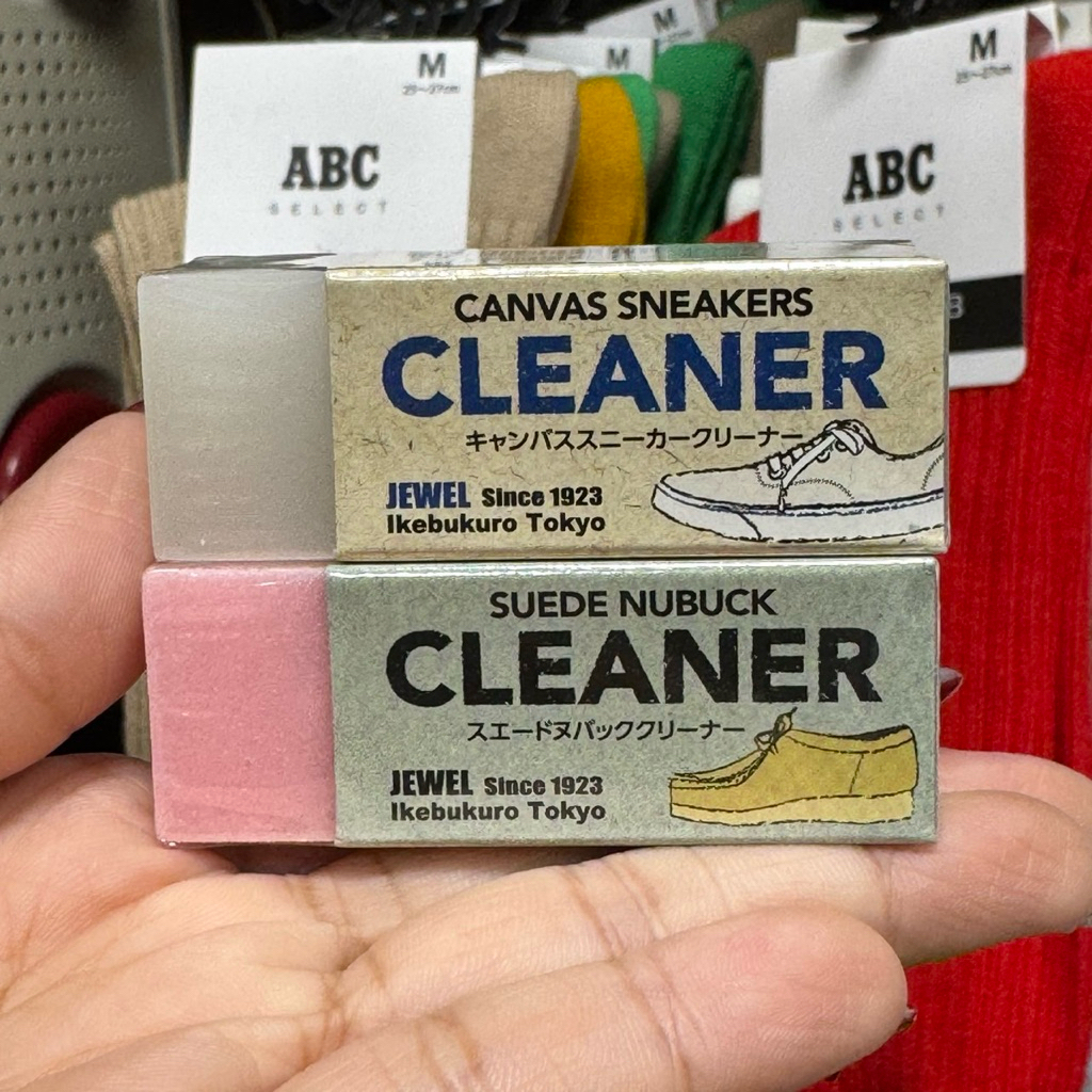 พร้อมส่ง ‼️ยางลบทำความสะอาดรองเท้า‼️ Canvas Sneaker Cleaner & Suede nubuck cleaner boots