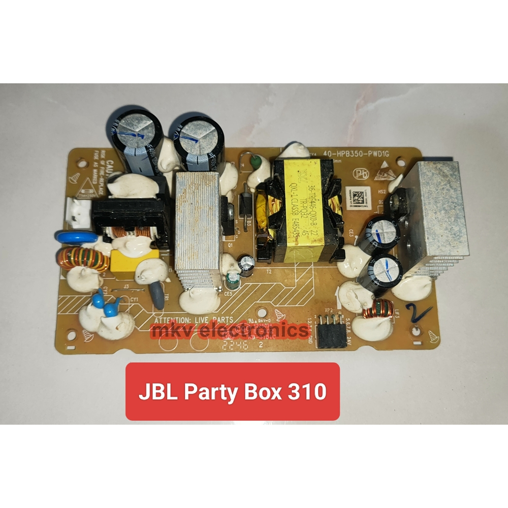 jbl partybox 310 , 40-HPB-PWD1G บอร์ดจ่ายไฟ มือสอง (รหัสสินค้า M00211)