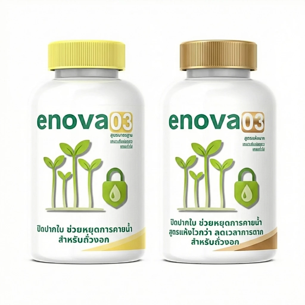 enova03 ช่วยหยุดการคายน้ำจากการแช่สารส้ม เหมาะกับฟอกขาวเกรดทั่วไป สินค้าสำหรับถั่วงอก