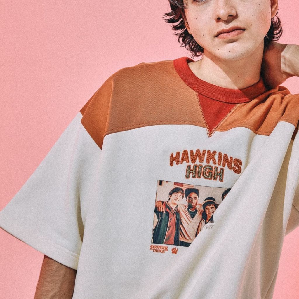 niko and ... [STRANGER THINGS] Collaboration High-quality short sleeves Sweatshirt