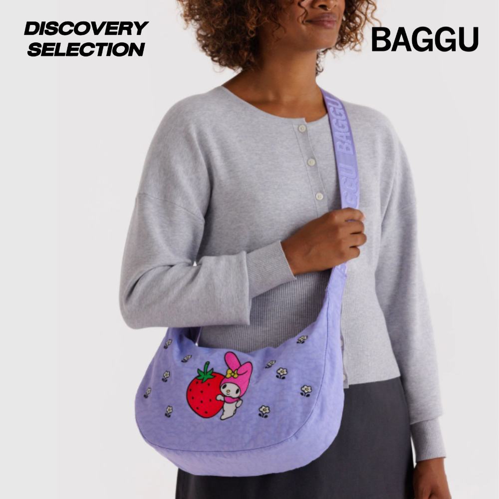 BAGGU Medium Nylon Crescent Bag