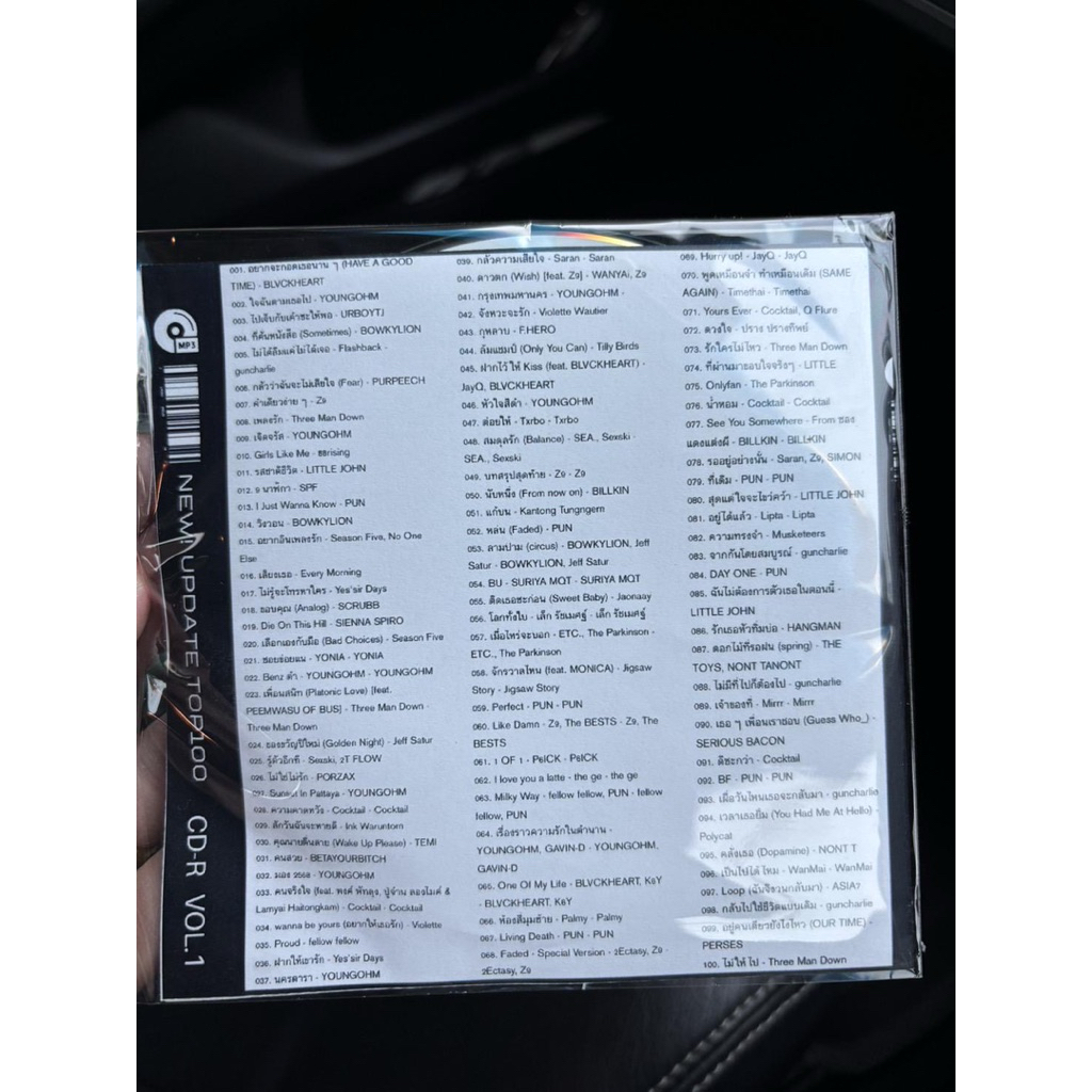 แผ่นซีดีเพลงอัพเดทใหม่มกราคม2569