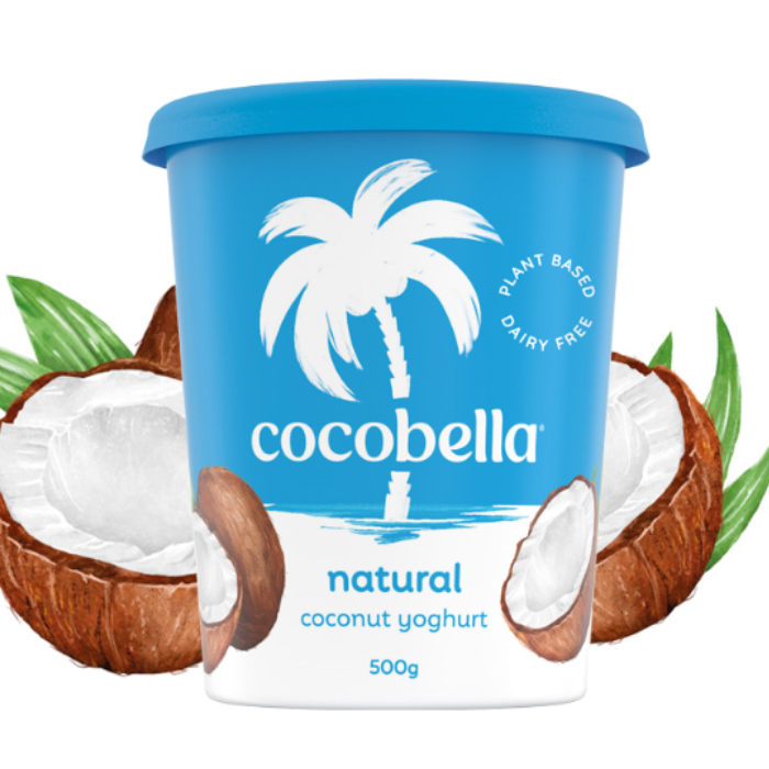 [EXP19/09/26] โคโคเบลล่า โยเกิร์ตมะพร้าวธรรมชาติ 500กรัม  Natural coconut yoghurt 500g Cocobella brand