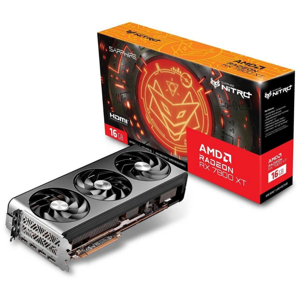 VGA SAPPHIRE NITRO+ AMD Radeon RX 7800 XT 16GB GDDR6