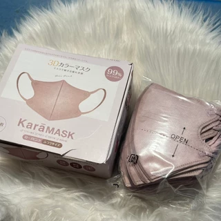 KARA 3D หน้ากากอนามัยผู้ใหญ่ หนา4ชั้น หายใจสะดวก สายหูยืดหยุ่นได้ไม่รั้งหู 1กล่อง30ชิ้น สินค้าพร้อมส่ง
