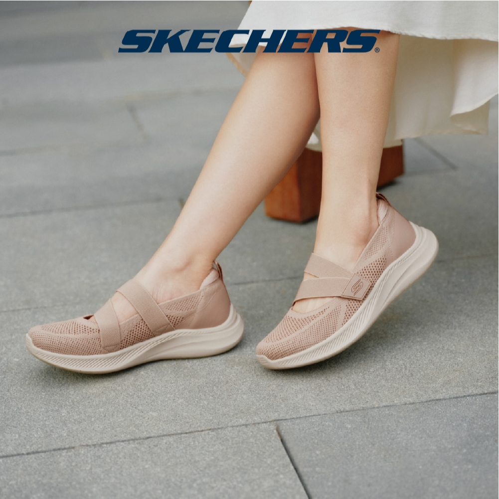 Skechers สเก็ตเชอร์ส รองเท้าผู้หญิง Women Bobs Sport Moda Flex Shoes - 117732-NAT
