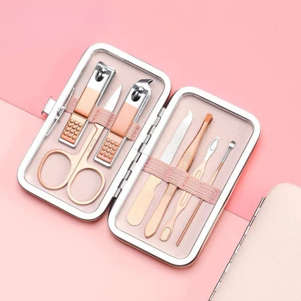 SET-NAIL-02🍄ชุดกรรไกรตัดเล็บ 7 ชิ้น ครบเซ็ตวัสดุสแตนเลสคุณภาพสูง ที่ตัดเล็บขบ พกพาสะดวก ชุดแต่งเล็บ🍄