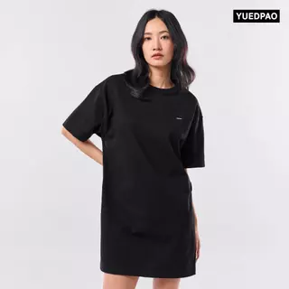 Yuedpao Signature Dress 2026 ชุดเดรส ยืดเปล่า ผ้าหนาทรงสวย ยับยากไม่ต้องรีด เดรสสั้น สี Black