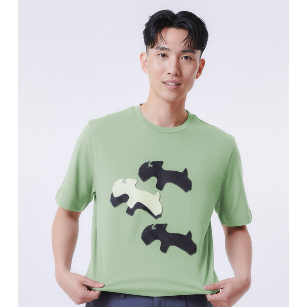 RudeDog เสื้อยืด Buddy go แขนสั้น ผ้ายืด นิ่ม ของแท้ ของใหม่ มือ1 Clothing ดีไซน์โดดเด่นด้วยโลโก้ RUDEDOG 1981 ไอคอนหมา