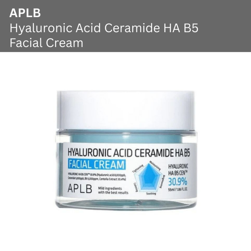 APLB Hyaluronic Acid Ceramide HA B5 Facial Cream (DS, DS-A, NS, NS-A) 590 บาท