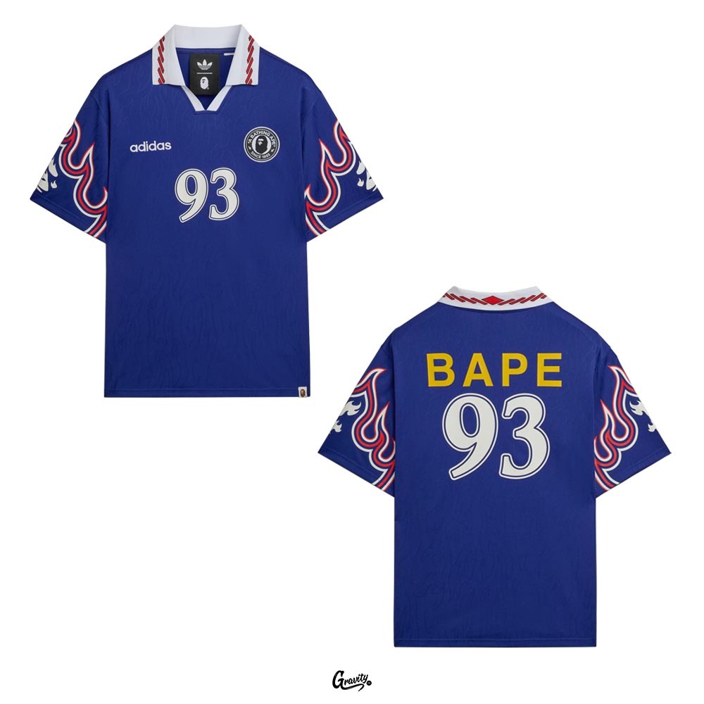 [แท้💯%พร้อมส่ง] Adidas X Bape SSL Flame Jersey