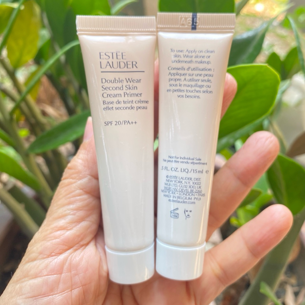 ราคาต่อชิ้น แยกจากเซตป้ายไทย ผลิต2025 ESTEE LAUDER Double Wear Second Skin Cream Primer SPF 20 PA++ 15 มิล