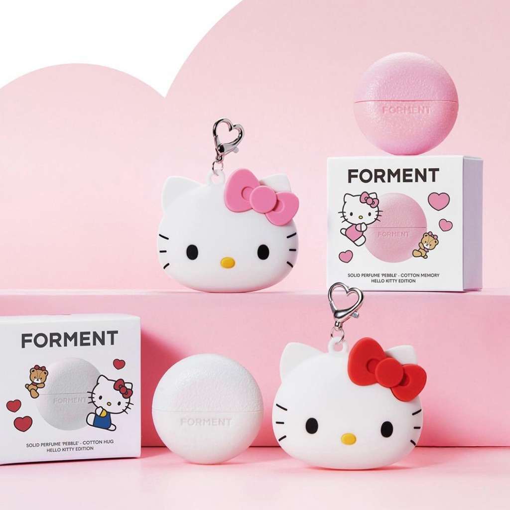 Forment x Hello Kitty Solid Perfume น้ำหอมเนื้อครีม + พวงกุญแจเคสคิตตี้