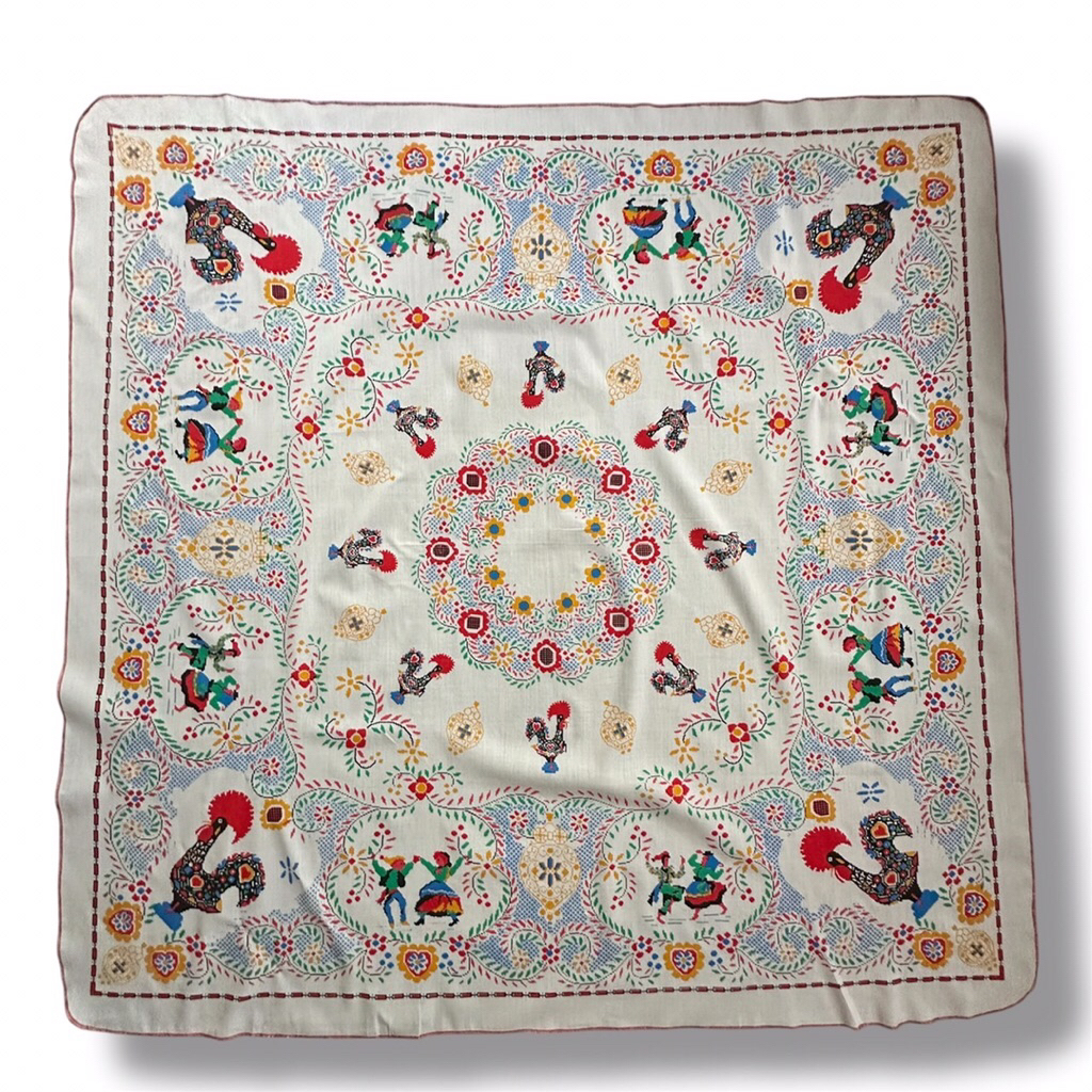 Portugal Muito Obrigado ผ้าตกแต่งวินเทจ