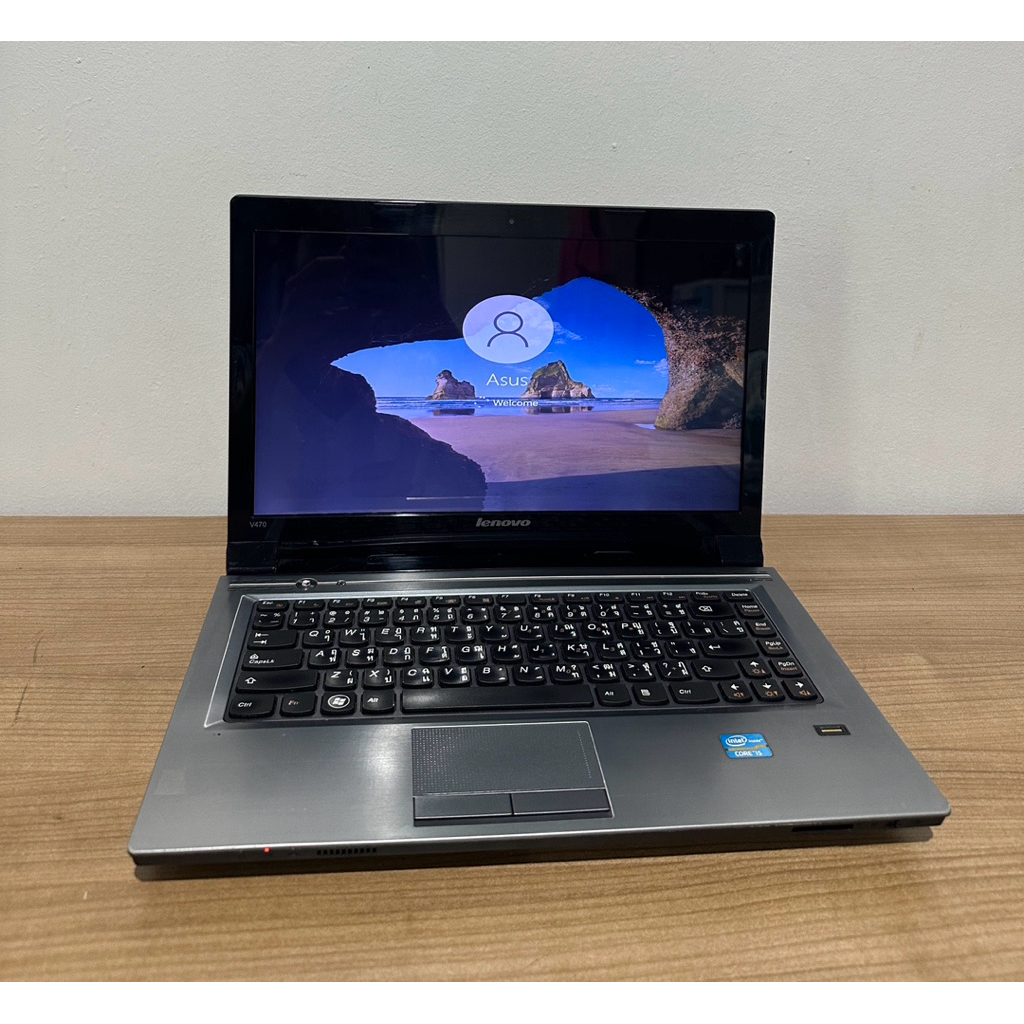 Notebook มือสอง Lenovo IdeaPad V-470 แรม8GB HDD:1000GB / แบตเก็บไฟ พร้อมใช้งาน โน๊คบุค IdeaPad V470-