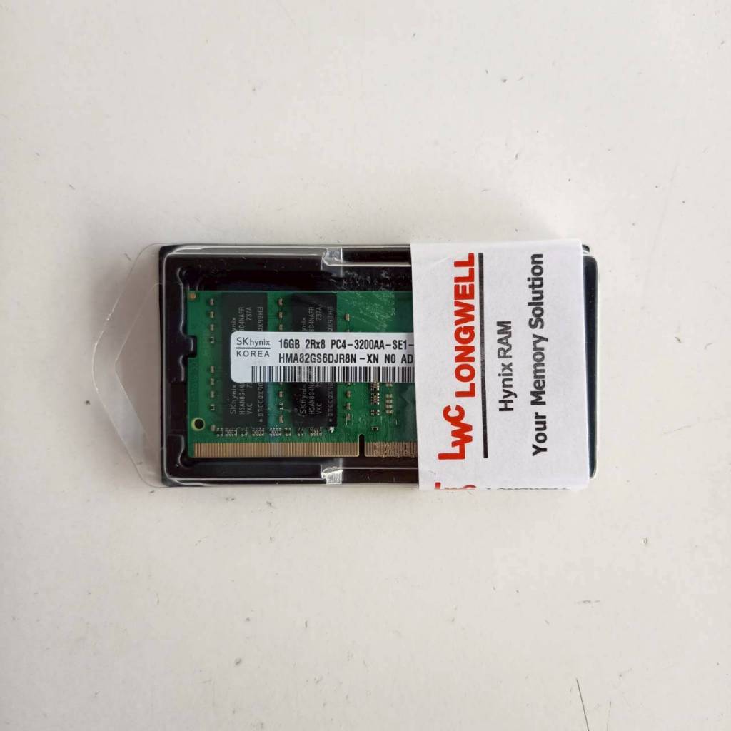 RAM  NOTEBOOK  DDR4  (3200)  16GB  SK  HYNIX  *ใหม่ยังไม่แกะซิล  ประกัน  LWC  LT.