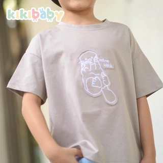 [100-130] T-Shirt ลายขวาง เสื้อยืดสำหรับเด็ก1ขวบขึ้นไป ลายสัตว์น่ารักๆ ไดโนเสาร์ เสื้อยืด ผ้าคอตตอน เสื้อ คอกลม T1