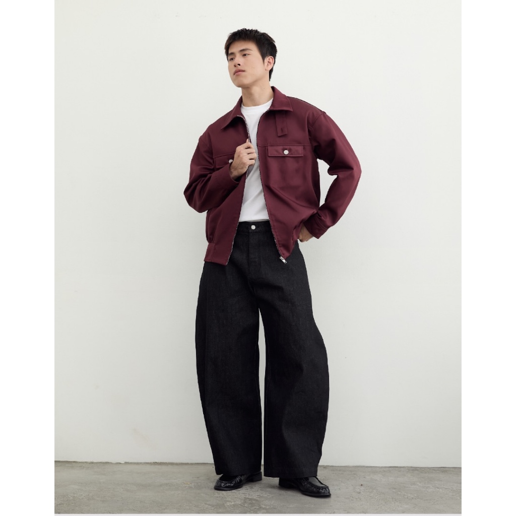 RAW DENIM Balloon pants - denim 14oz fabric for softer