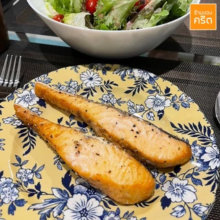 DUO2 เนื้อแซลมอน นอร์เวย์ ไร้ก้าง 5 ชิ้น + เนื้อวัวออส Grain Fed 270 วัน 1 ชิ้น - ร้านของคริต ชาคริต แย้มนาม - แซลมอน