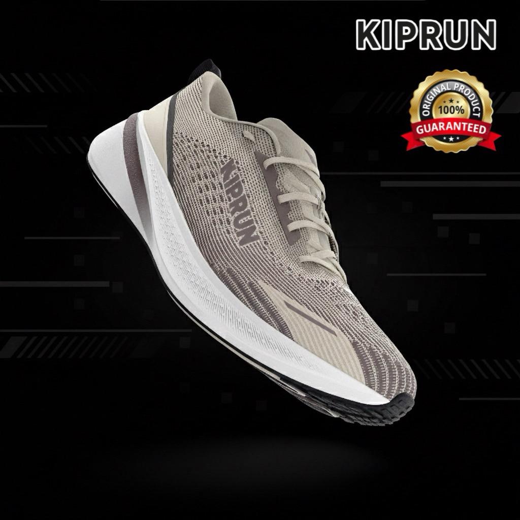 รองเท้าวิ่งสำหรับผู้ชาย “มีไซส์ 40-46” รุ่น Cushion 500 (สีเบจ/น้ำตาล) KIPRUN