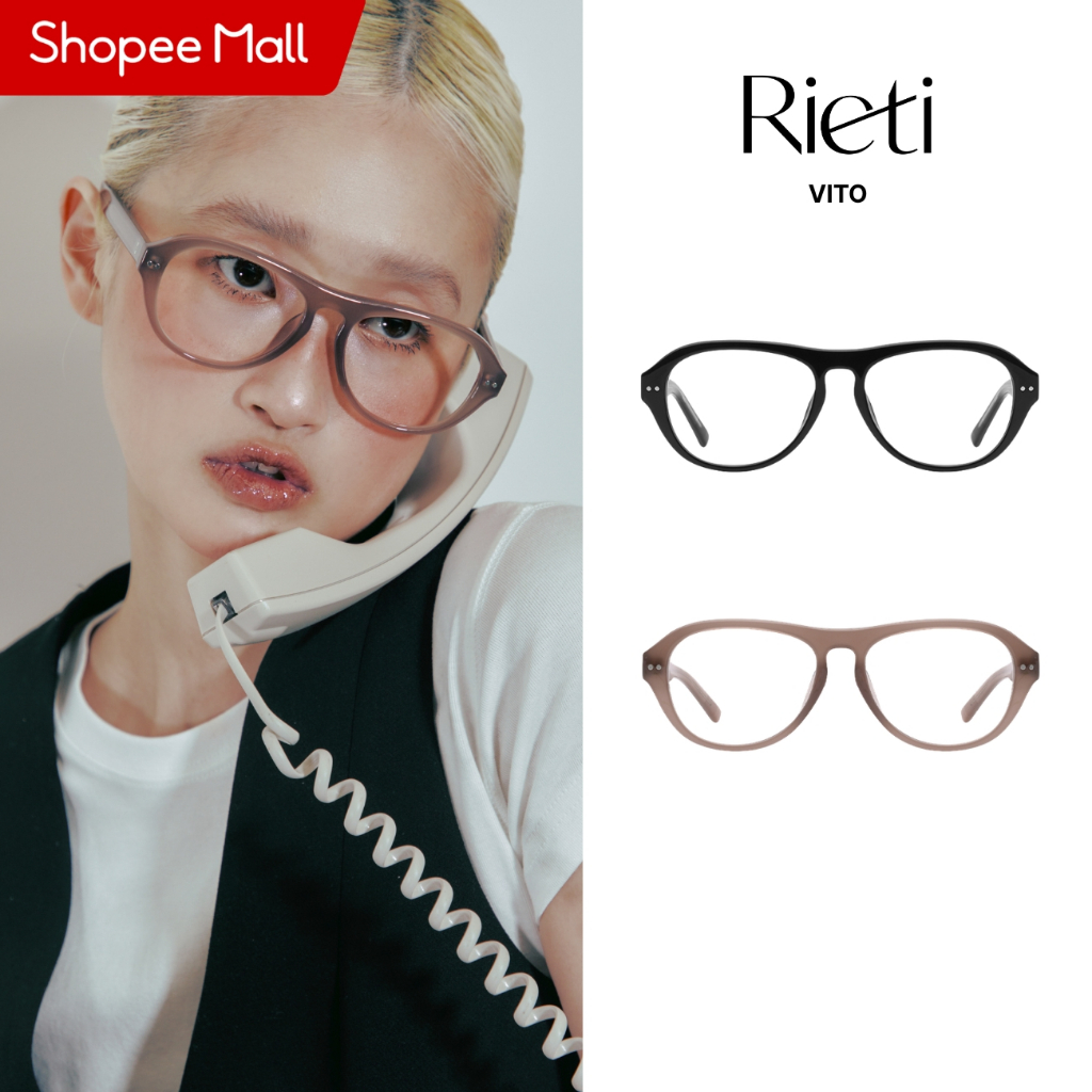 [ Authorized ] ตัวแทนจำหน่ายไทย | แว่นตา Rieti รุ่น VITO แว่นกันแดด แว่นกรองแสง (RTI51GL1020U)