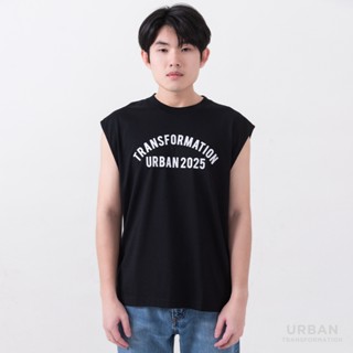 URBAN : MEN'S SLEEEVELESS TEE เสื้อเเขนกุดผู้ชาย ทรงหลวม รุ่…