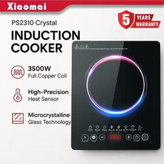 【 รับประกัน 5 ปี】เตาแม่เหล็กไฟฟ้า 3500W ปุ่มสัมผัส แผงกระจกก…