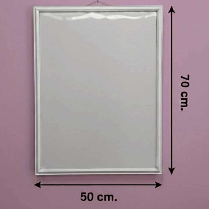 กรอบรูปสีขาว70x50cm. กรอบรูป70x50cm. สีขาว ทันสมัย กรอบรูปแขวนผนัง กรอบรูปสีพาสเทล กรอบรูปวินเทจ กรอ