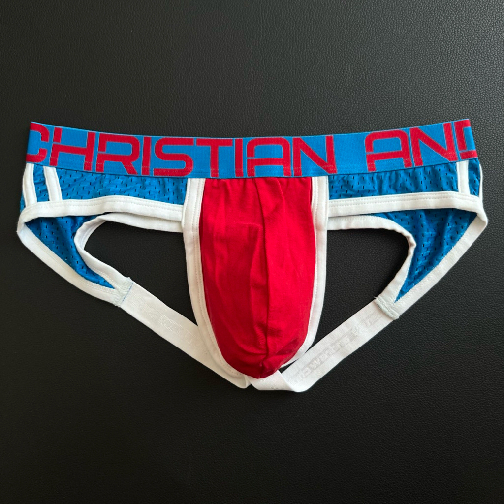 Andrew Chris Sport Jock (มือ1 M) กางเกงในชาย มีช่องล็อคเป้า