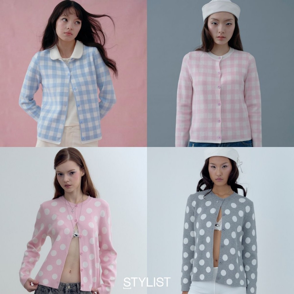 STYLIST - Dot Cardigan เสื้อคลุมไหมพรม