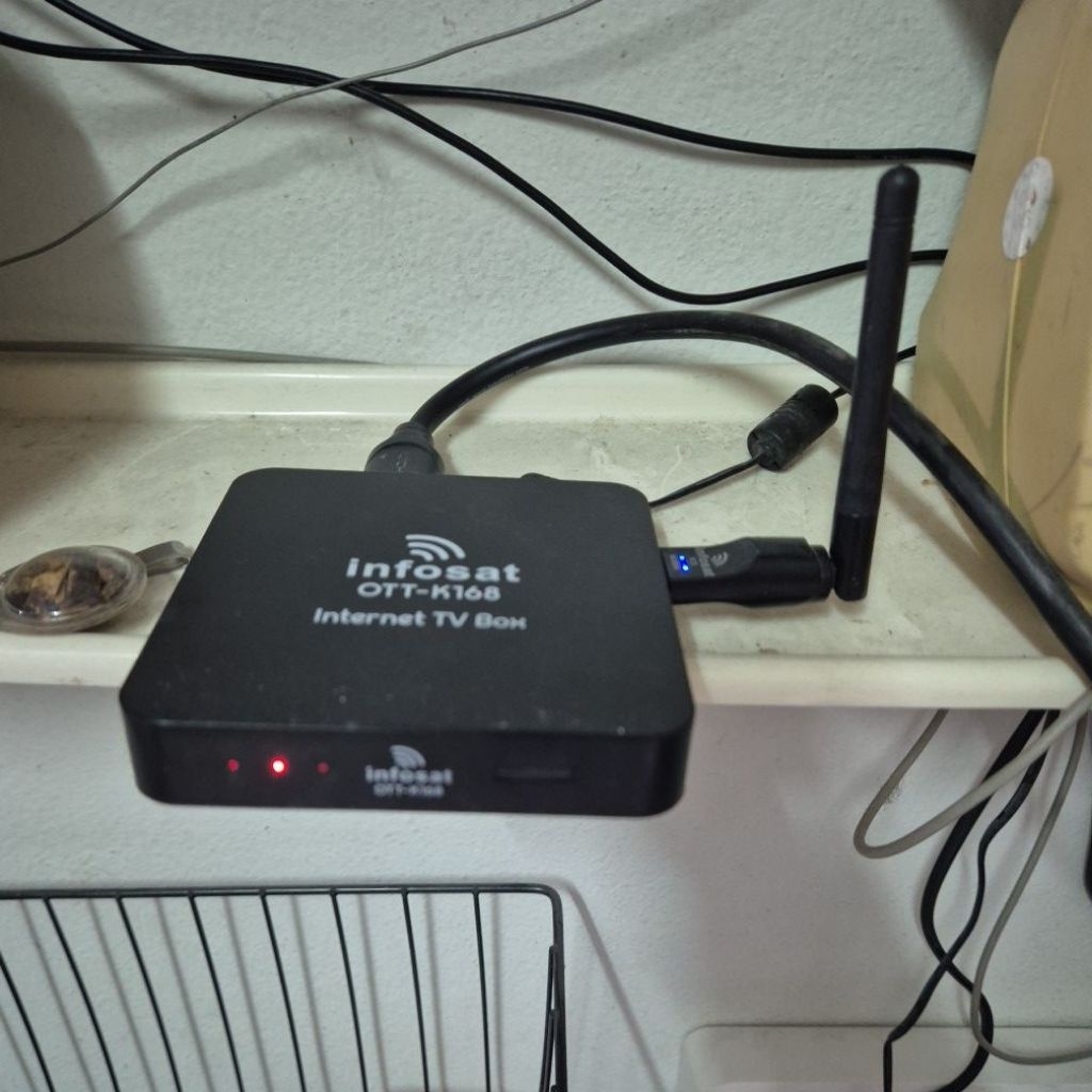 กล่องอินเตอร์เน็ตทีวีอินโฟแซท OTT-K168 มือสอง