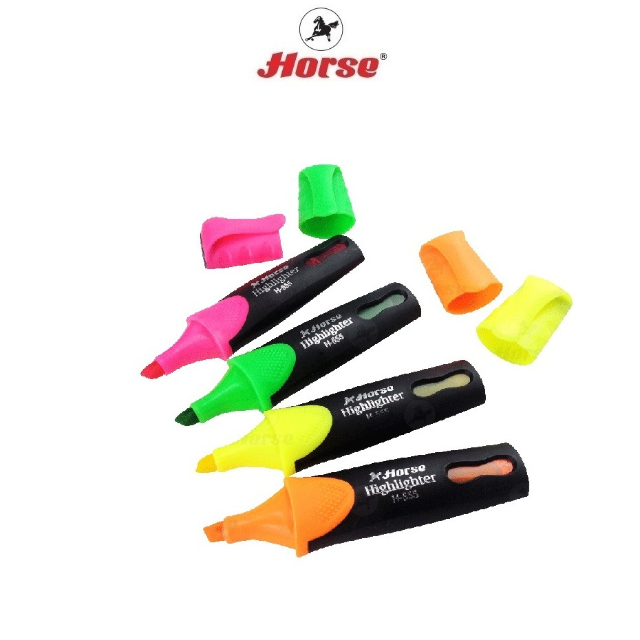 HORSE ตราม้าปากกาเน้นข้อความ Horse H-555 จำนวน 1 ด้าม